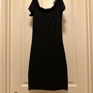 bodycon off the shoulder dress